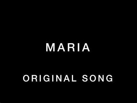 maria song spanish|maria original song.